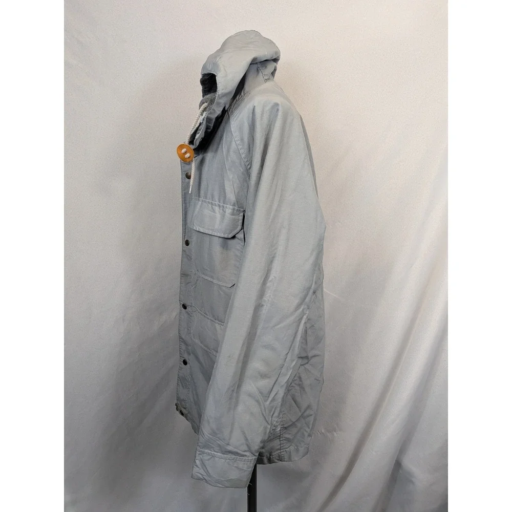 Vintage Mountain Trails Parka Large Blue Gorpcore Wool Lined‎ Field Jacket 80s